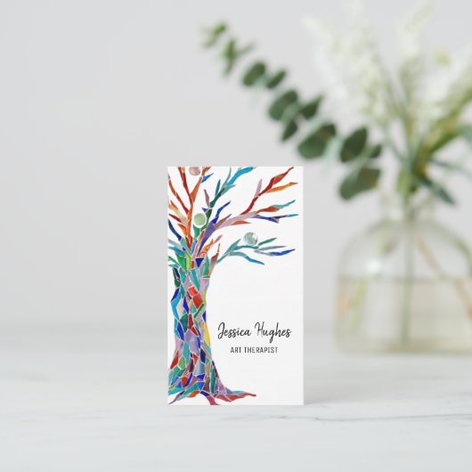 Kunsttherapistisch Visitekaartje (Staand voorkant)
