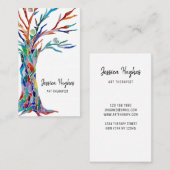 Kunsttherapistisch Visitekaartje (Voorkant / Achterkant)