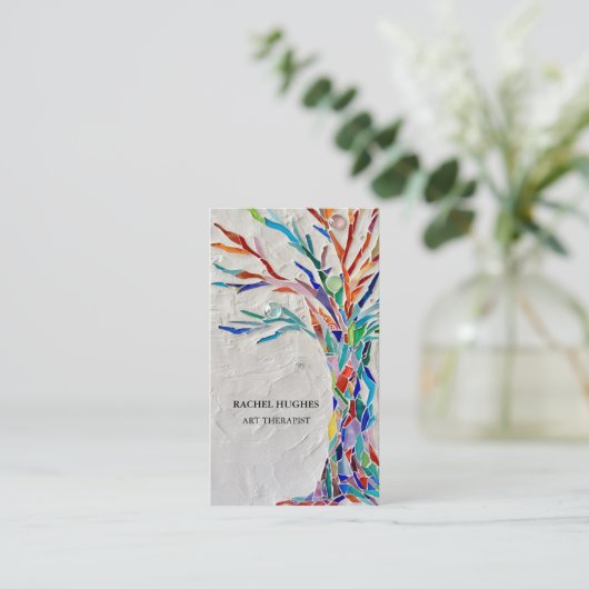 Kunsttherapistisch Visitekaartje (Staand voorkant)