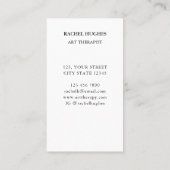 Kunsttherapistisch Visitekaartje (Achterkant)