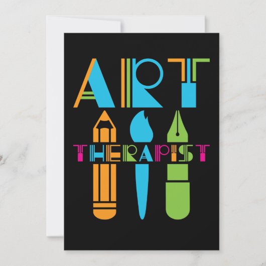 Kunsttherapistische therapie kaart (Voorkant)