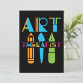 Kunsttherapistische therapie kaart (Staand voorkant)