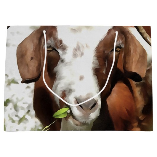 Kunstthetisch filmpje van een geit large cadeautasje (Voorkant)