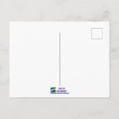 Kunstthonderbloem voor komische Pop Briefkaart (Achterkant)