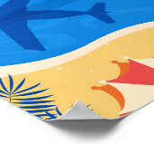 Kunsttijd reizen om te reizen poster (Hoek)