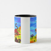 kunsttijger schilderen en vliegen met vogelkunst f mok (Midden)