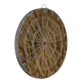 Kunsttijgerbont 3 dartbord (Voorkant Links)