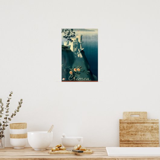  kunsttoerisme op de Krim Poster (Keuken)