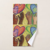 Kunsttowel, diversiteit bad handdoek (Handdoek)