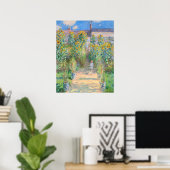 Kunsttuin in Vétheuil, Claude Monet Fine Art Poster (Thuiskantoor)