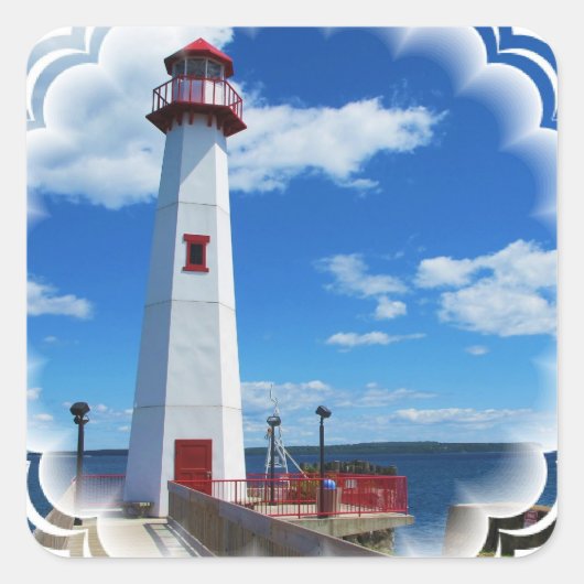 Kunsttuinkers Vierkante Sticker (Voorkant)