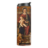 Kunsttumbler "De Maagd en het Kind" Thermosbeker (Gedraaid links)