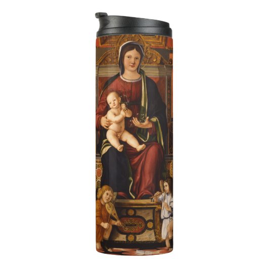 Kunsttumbler "De Maagd en het Kind" Thermosbeker (Geroteerd rechts)