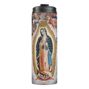Kunsttumbler "Maagd van Guadalupe" Thermosbeker