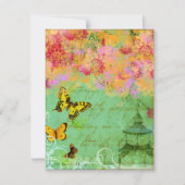 Kunstuitvindingen voor Butterfly, Butterfly Collag Kaart (Voorkant)