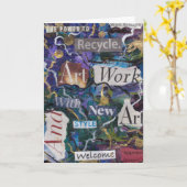 Kunstupcyclus Kaart (Gele Bloem)