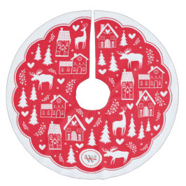 Kunstvakantiekerstboomrok van Monogram Folk Kunstv Kerstboom Rok