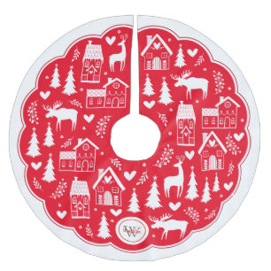 Kunstvakantiekerstboomrok van Monogram Folk Kunstv Kerstboom Rok