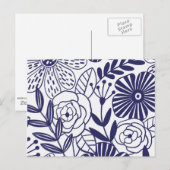 Kunstventilator voor de marine en witte Pop Briefkaart (Voorkant / Achterkant)