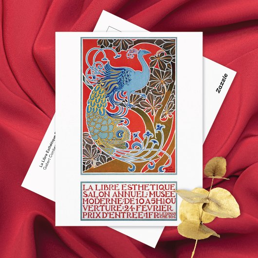  kunstvereniging Peacock Combaz Briefkaart