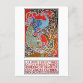  kunstvereniging Peacock Combaz Briefkaart (Voorkant)