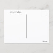  kunstvereniging Peacock Combaz Briefkaart (Achterkant)