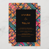 Kunstverf Kleuren Sinaasappel Modern Abstract Brui Kaart (Voorkant / Achterkant)