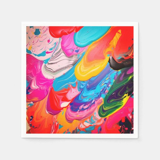 kunstverf servet (Voorkant)