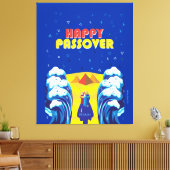 Kunstverf van Passover Moses & Israëlieten Pop op  Canvas Afdruk (Insitu (Woonkamer))