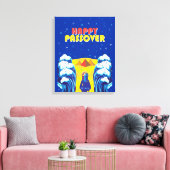 Kunstverf van Passover Moses & Israëlieten Pop op Canvas Afdruk (Insitu (Woonkamer))