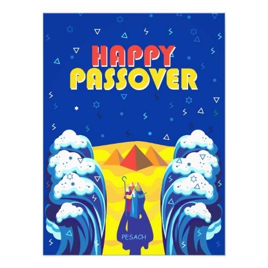 Kunstverf van Passover Moses & Israëlieten Pop op  Foto Afdruk (Voorkant)