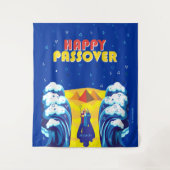 Kunstverf van Passover Moses & Israëlieten Pop op  Wandkleed (Voorkant)