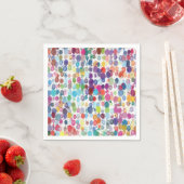 Kunstverfservetten voor de retro servetten (Insitu)