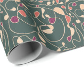 Kunstverlooppapier met één lijnpatroonlijn cadeaupapier (Rol Hoek)