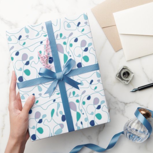 Kunstverlooppapier met één lijnpatroonlijn cadeaupapier (Geschenken)