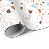 Kunstverlooppapier met één lijnpatroonlijn cadeaupapier (Rol Hoek)