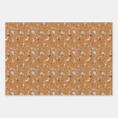 Kunstverlooppapier met één lijnpatroonlijn inpakpapier vel (Voorkant 3)