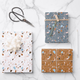 Kunstverlooppapier met één lijnpatroonlijn inpakpapier vel