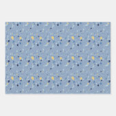 Kunstverlooppapier met één lijnpatroonlijn inpakpapier vel (Voorkant 3)