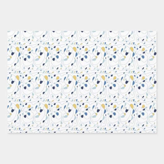 Kunstverlooppapier met één lijnpatroonlijn inpakpapier vel (Voorkant)