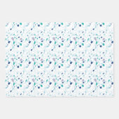 Kunstverlooppapier met één lijnpatroonlijn inpakpapier vel (Voorkant 2)