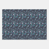 Kunstverlooppapier met één lijnpatroonlijn inpakpapier vel (Voorkant)