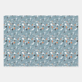 Kunstverlooppapier met één lijnpatroonlijn inpakpapier vel (Voorkant)