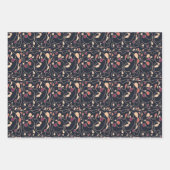 Kunstverlooppapier met één lijnpatroonlijn inpakpapier vel (Voorkant 2)