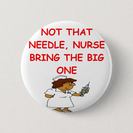 kunstverpleegster ronde button 5,7 cm (Voorkant)