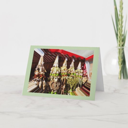 Kunstversieringen Feestdagen Kaart (Voorkant)