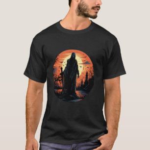 Kunstverzameling van Magere Hein en skeletten T-shirt
