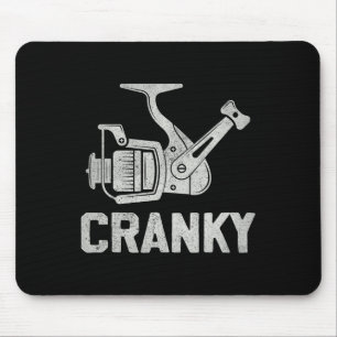 Kunstvis hengel lokkertje Cranky Grappig Vissen Vi Muismat