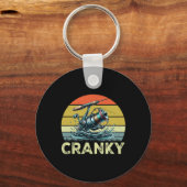 Kunstvis - Vissers Grappige Cranky Fi Sleutelhanger (Voorkant)