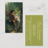 Kunstvisitekaartjes van Cot "Primavera" Visitekaartje (Voorkant / Achterkant)